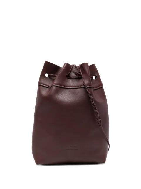 braided-drawstring crossbody bag by FORTE_FORTE