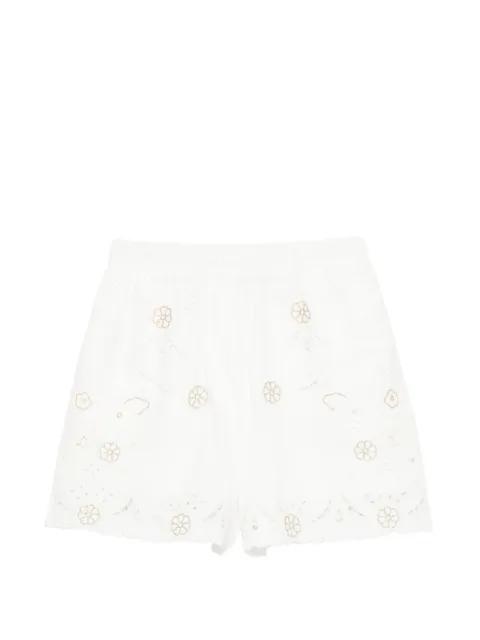 broderie-anglaise shorts by FORTE_FORTE