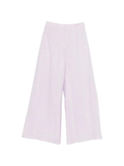 broderie-anglaise trousers by FORTE_FORTE