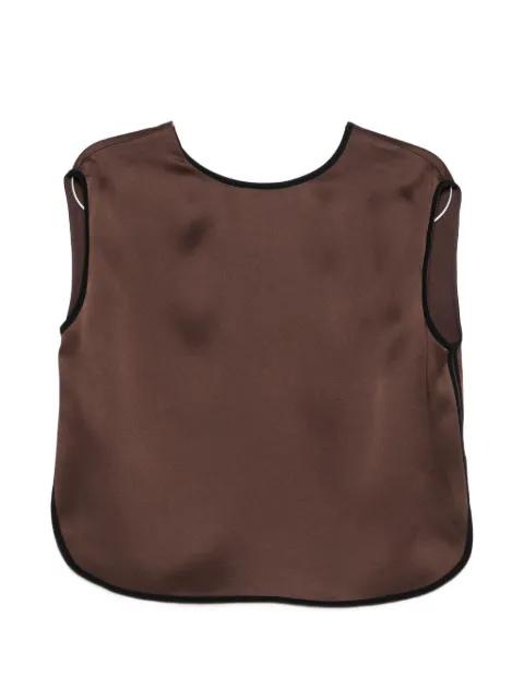 brown blouse by FORTE_FORTE