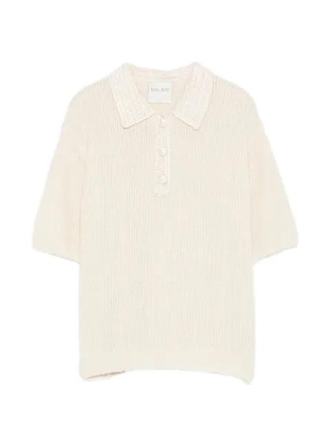 cashmere polo top by FORTE_FORTE