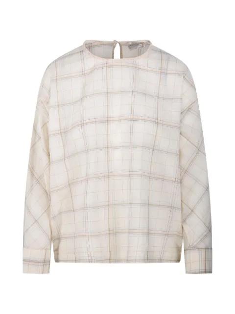 checked blouse by FORTE_FORTE