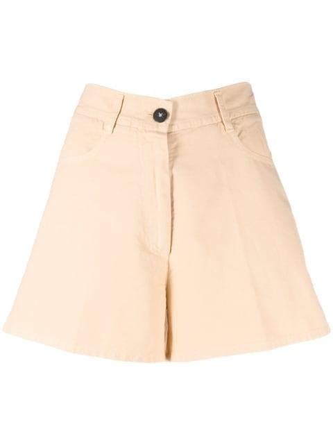 cotton canvas short shorts by FORTE_FORTE