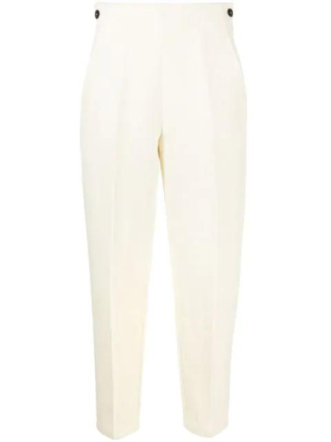 cropped knit trousers by FORTE_FORTE