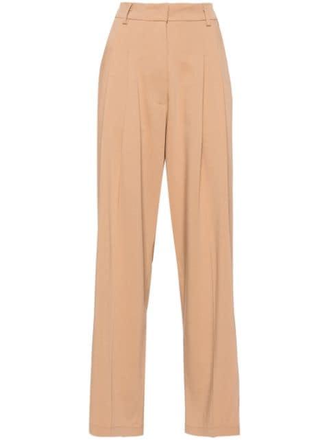 dart-detailed tapered trousers by FORTE_FORTE