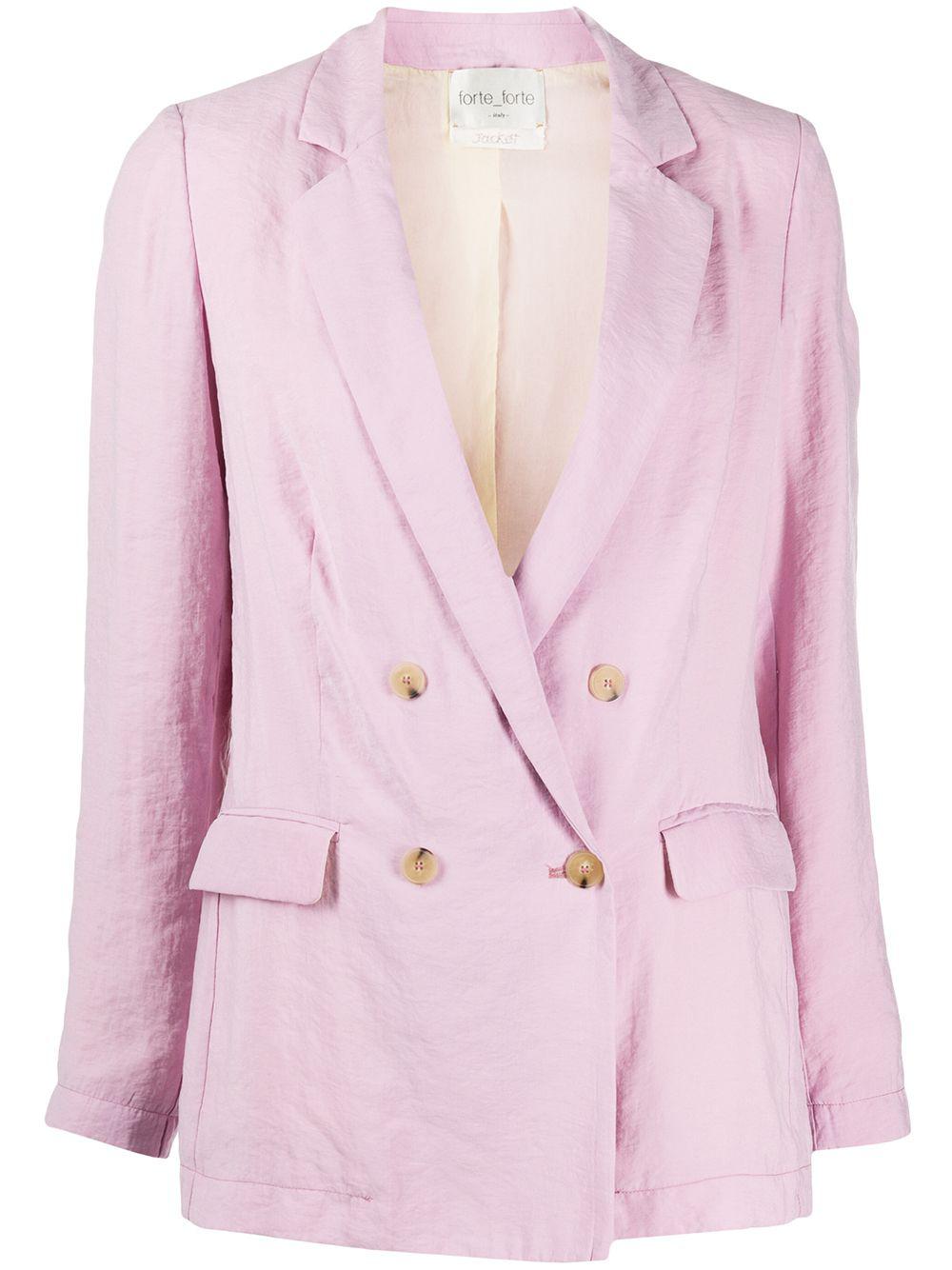 double breasted blazer by FORTE_FORTE