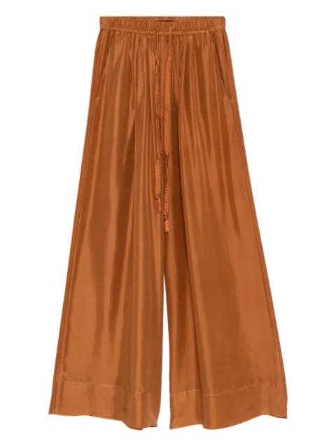 drawstring satin trousers by FORTE_FORTE