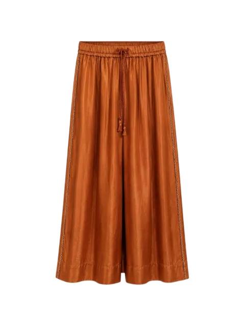 drawstring-waist palazzo pants by FORTE_FORTE