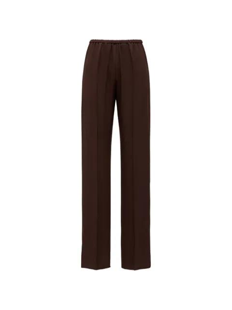 elasticated side-slit trousers by FORTE_FORTE