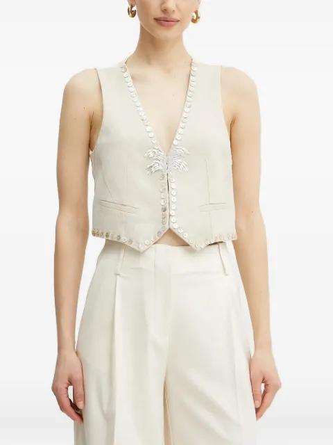 embellished vest by FORTE_FORTE