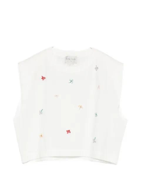 embroidered T-shirt by FORTE_FORTE