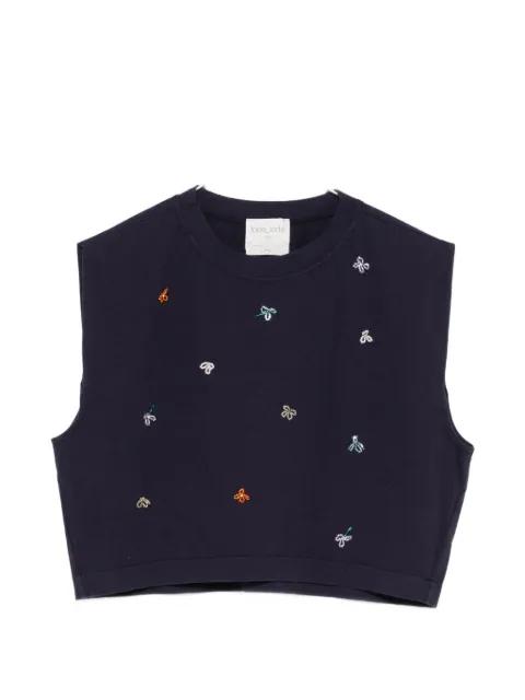 embroidered T-shirt by FORTE_FORTE