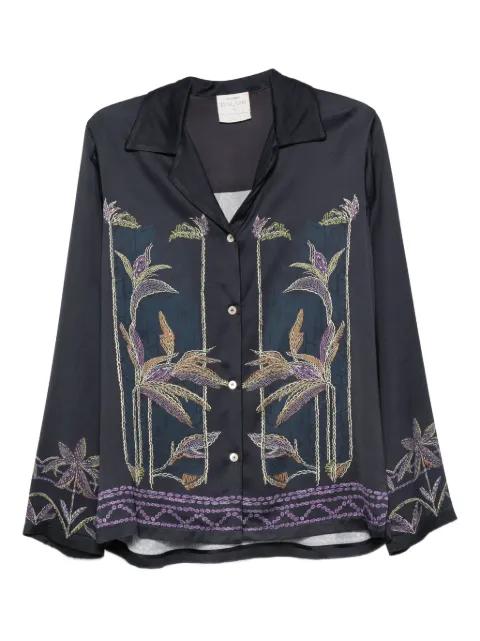 embroidered floral shirt by FORTE_FORTE