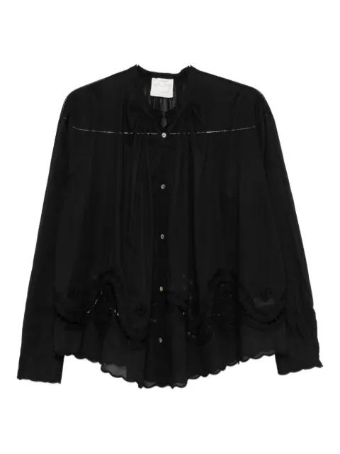 eyelet embroidered shirt by FORTE_FORTE