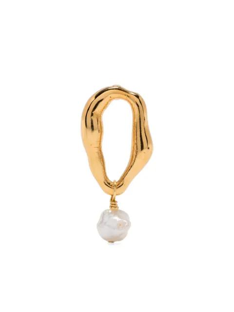 faux-pearl earrings by FORTE_FORTE