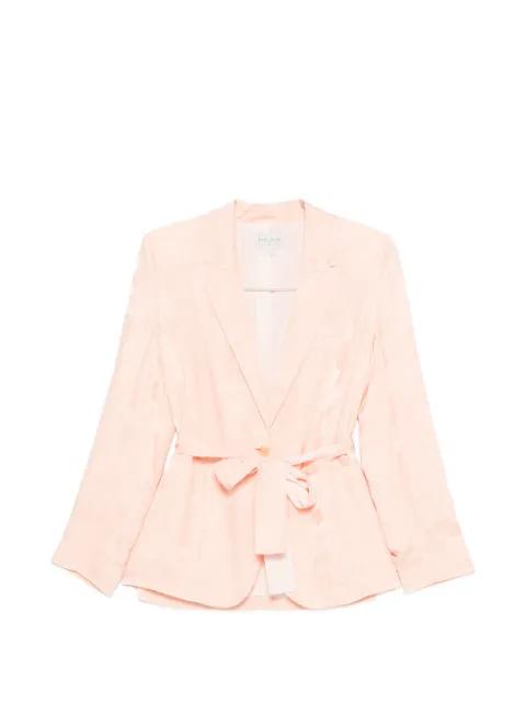 floral belted blazer by FORTE_FORTE
