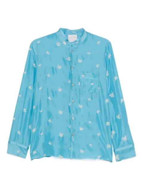 floral chest-pocket shirt by FORTE_FORTE