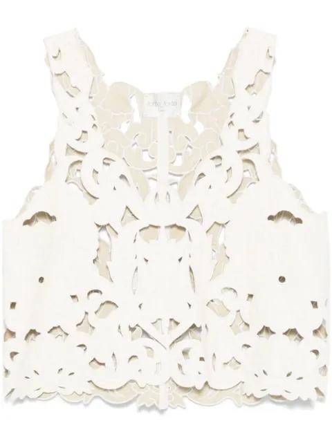 floral-motif top by FORTE_FORTE