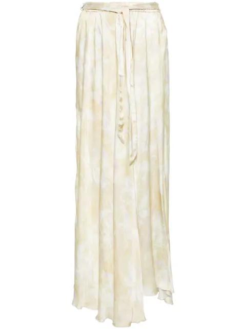 floral-print maxi skirt by FORTE_FORTE