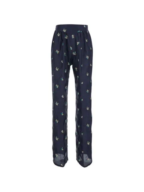 floral-print trousers by FORTE_FORTE