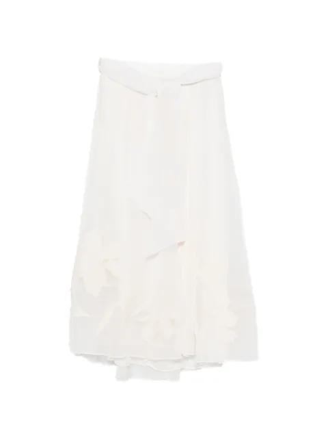 floral tie skirt by FORTE_FORTE