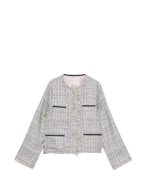 fringed-detail jacket by FORTE_FORTE