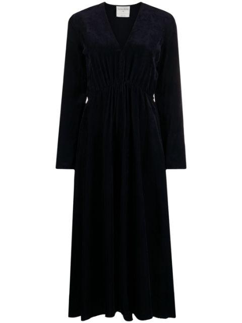 gathered corduroy dress by FORTE_FORTE