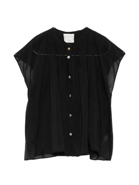 gathered-detail blouse by FORTE_FORTE