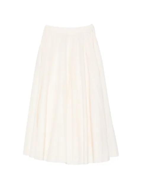 gathered midi skirt by FORTE_FORTE
