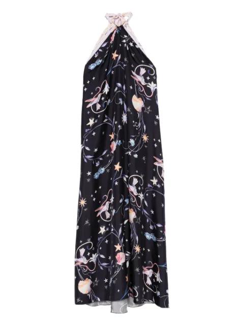 halter floral print dress by FORTE_FORTE
