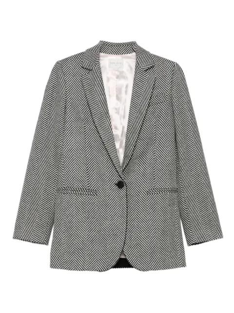 herringbone-pattern blazer by FORTE_FORTE