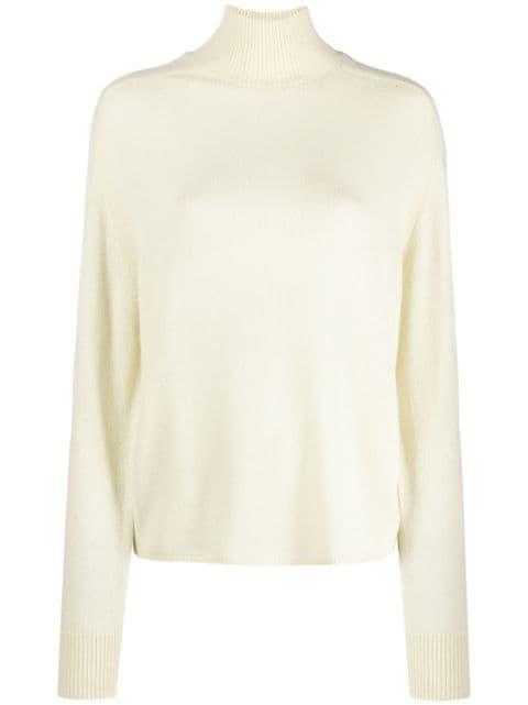 high-neck fine-knit jumper by FORTE_FORTE