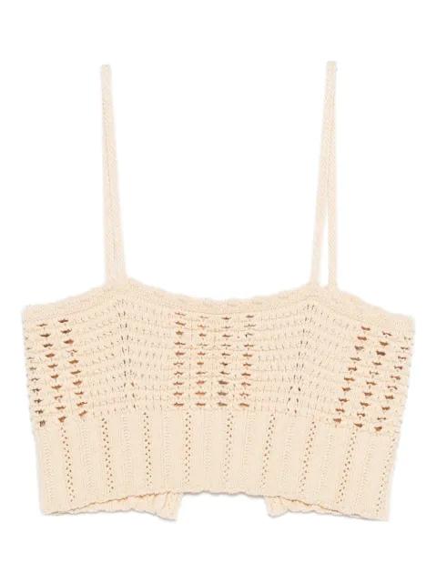 knitted crop top by FORTE_FORTE