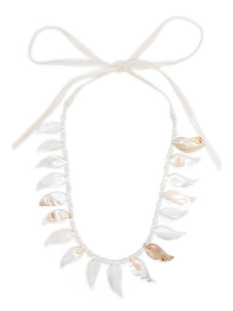 leaf-pendant necklace by FORTE_FORTE