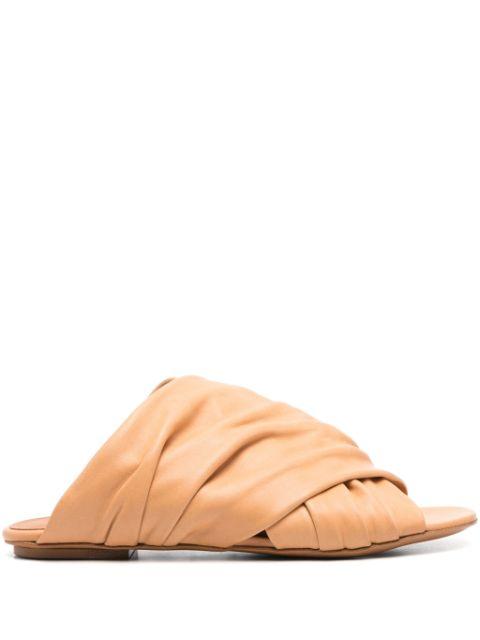 leather slides by FORTE_FORTE