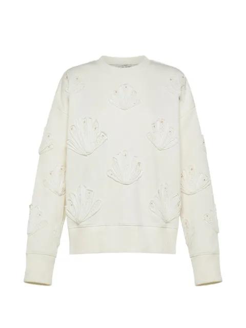 lunamaris embroidered sweatshirt by FORTE_FORTE