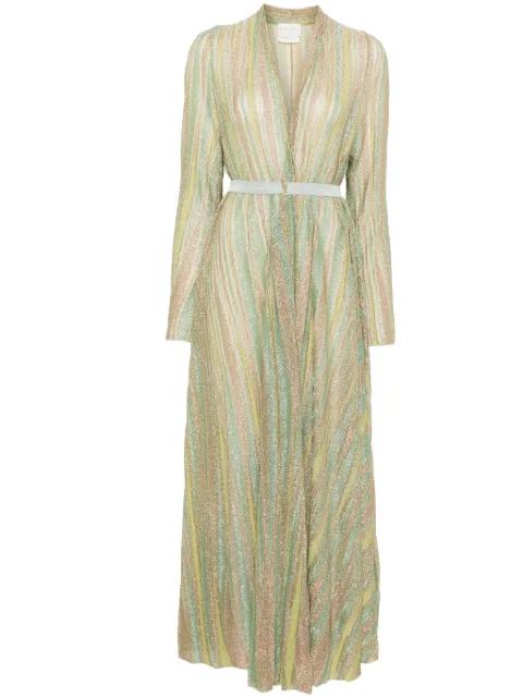 lurex midi dress by FORTE_FORTE