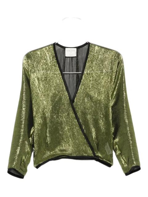 metallic wrap-effect top by FORTE_FORTE