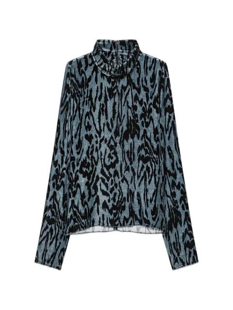 moiré blouse by FORTE_FORTE