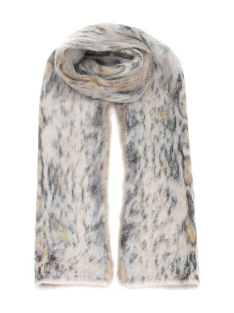 mottled-pattern scarf by FORTE_FORTE