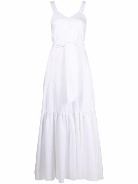panelled tied-waist dress by FORTE_FORTE