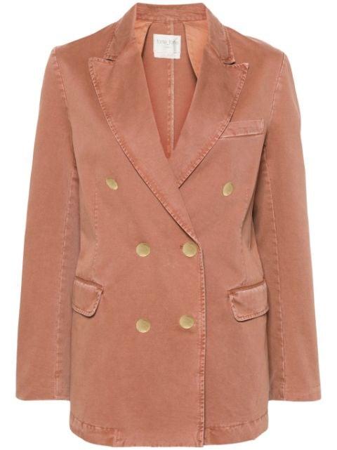 peak-lapels double-breasted blazer by FORTE_FORTE