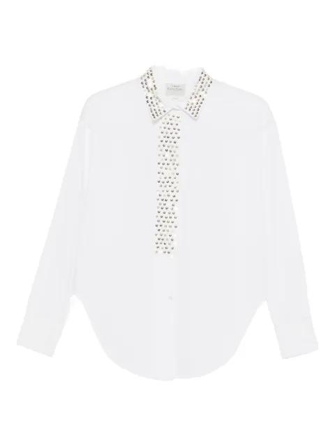 petites-étoiles embellished-collar shirt by FORTE_FORTE