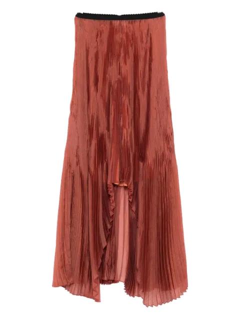 pleated asymmetric skirt by FORTE_FORTE