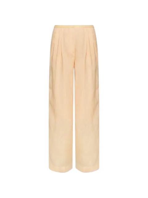 pleated wide-leg trousers by FORTE_FORTE