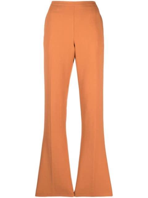pressed-crease tailored trousers by FORTE_FORTE