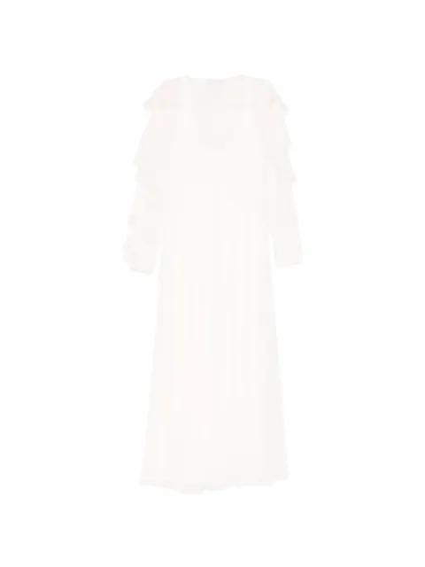 ruffled maxi dress by FORTE_FORTE