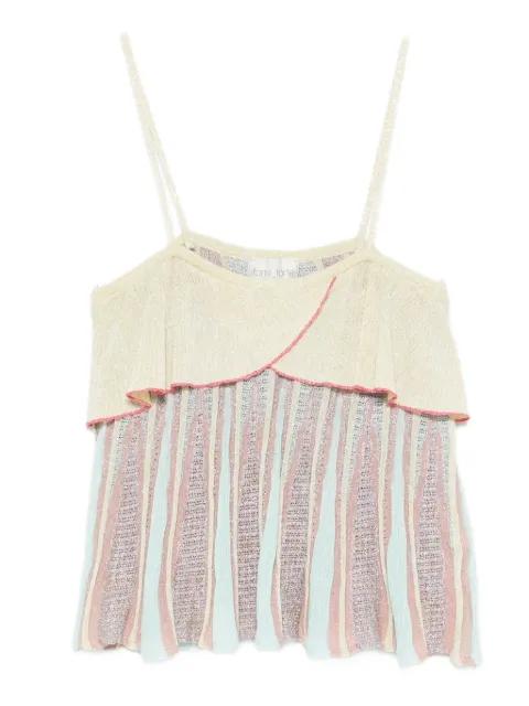 ruffled striped top by FORTE_FORTE