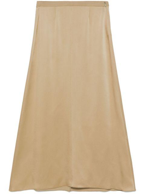 satin midi skirt by FORTE_FORTE