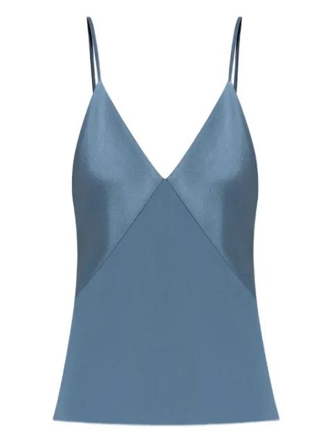satin-panelled top by FORTE_FORTE